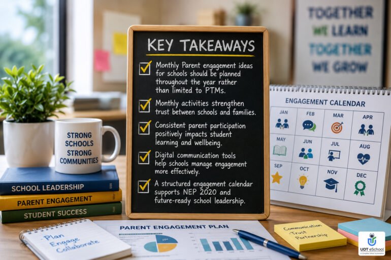 10 Powerful Monthly Parent Engagement Ideas for Schools 3 Monthly Parent Engagement Ideas for Schools - Key Takeaways