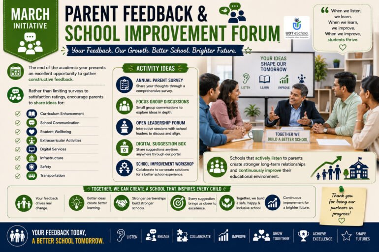 10 Powerful Monthly Parent Engagement Ideas for Schools 18 Monthly Parent Engagement Ideas for Schools - March Month
